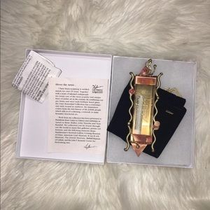 Traditional Jewish Wedding Glass Keepsake Mezuzah